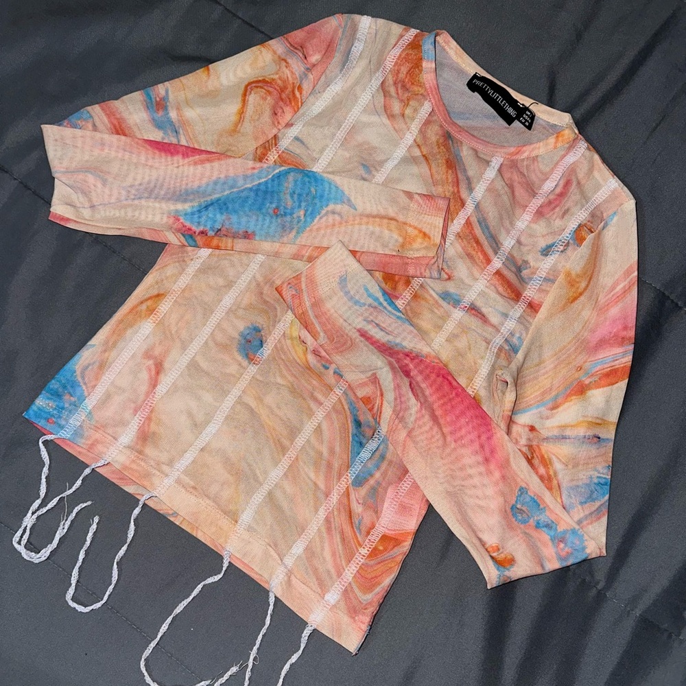 PRETTYLITTLETHING mesh top